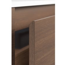 Boyd 1200mm Walnut Wall Hung Vanity with Basin & Shaving Cabinet Package